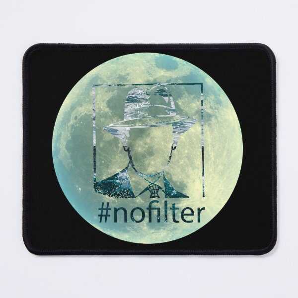 Item preview, #NoFilter Tidal Wave Gentleman on the Moon - Mystery Moon Design for T-shirt and other accesories designed and sold by Ridiculam Toga.