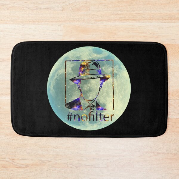 Item preview, #NoFilter Sepia Gentleman on the Moon - Mystery Moon Design for T-shirt and other accesories designed and sold by Ridiculam Toga.