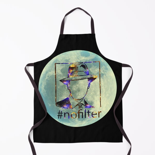 Item preview, #NoFilter Sepia Gentleman on the Moon - Mystery Moon Design for T-shirt and other accesories designed and sold by Ridiculam Toga.