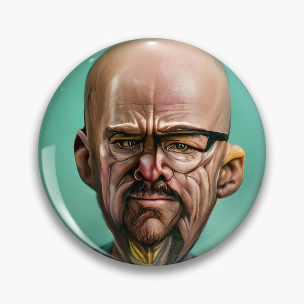 Item preview, Breakin Bad Walter White aka Heisenberg portrait #2 | AI generated art designed and sold by MichelangeloAI.