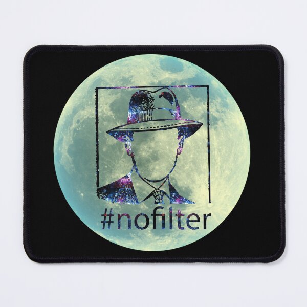 Item preview, #NoFilter Inked Gentleman on the Moon - Mystery Moon Design for T-shirt and other accesories designed and sold by Ridiculam Toga.