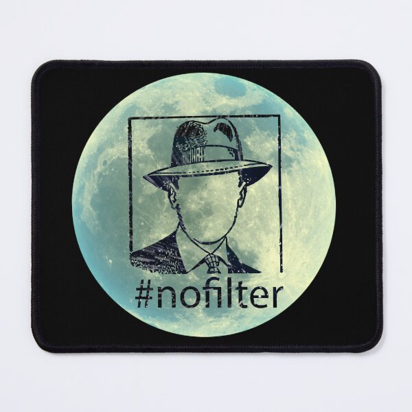 Item preview, #NoFilter Cosmos Gentleman on the Moon - Mystery Moon Design for T-shirt and other accesories designed and sold by Ridiculam Toga.