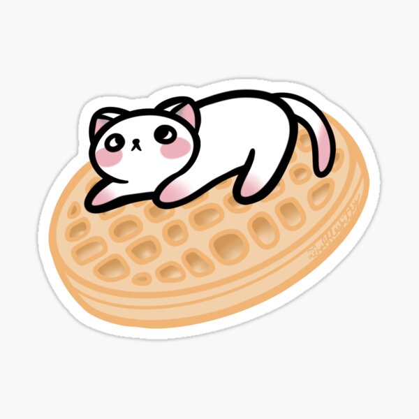Waffles Kitty #002 Sticker