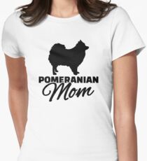 Camiseta entallada para mujer Mamá de Pomerania
