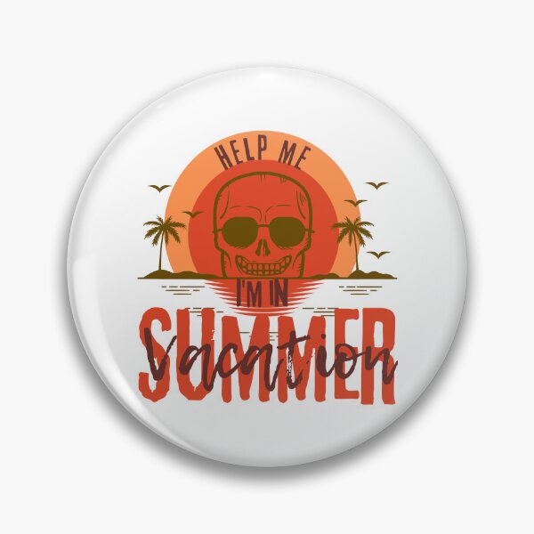 Item preview, funny summer vacation quote  skeleton, sea, ocean, beach, palm trees, starfish, summer vibes, summe designed and sold by familygiftzshop.