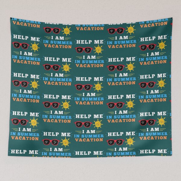 Item preview, Gift Help me i am in Summer Vacation Funny Summer funny graphic design designed and sold by familygiftzshop.