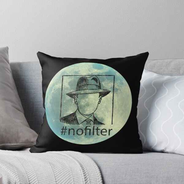 Item preview, #NoFilter Cosmos Profile Gentleman on the Moon - Mystery Moon Design for T-shirt and other accesories designed and sold by Ridiculam Toga.