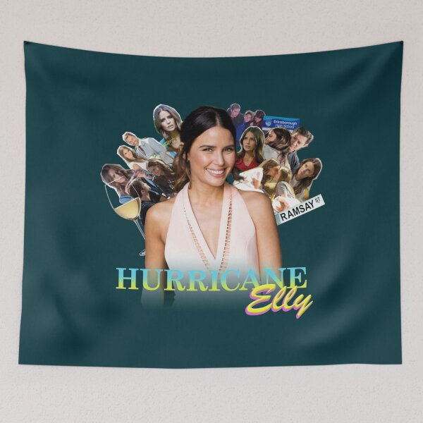 Item preview, Neighbours Hurricane Elly Conway Vintage Print designed and sold by TheDArt.