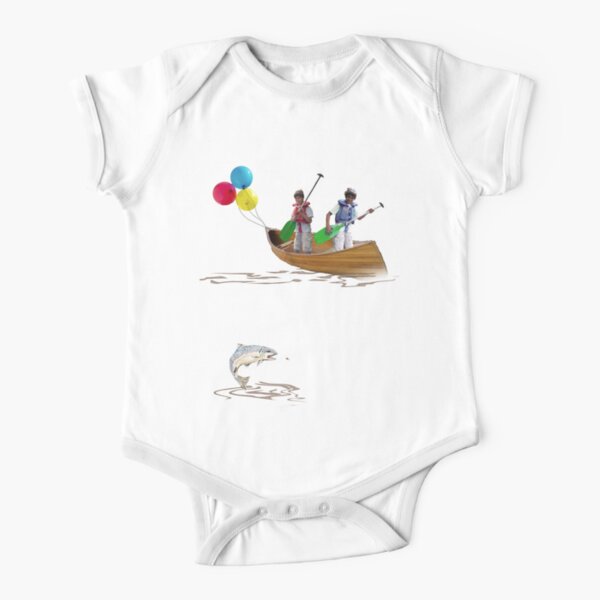 Fishing For Children Short Sleeve Baby One-Piece for Sale