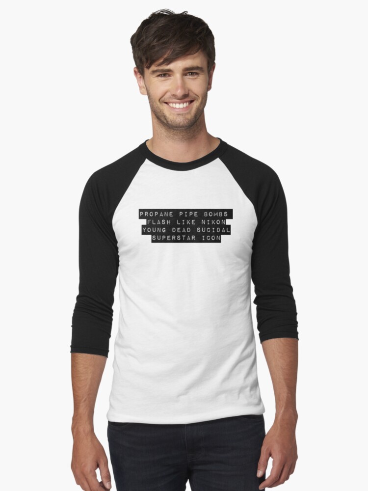 Columbine bones lyrics tshirt" T-shirt for Sale by EdgeXwear | Redbubble | bones t-shirts - columbine t-shirts - t-shirts