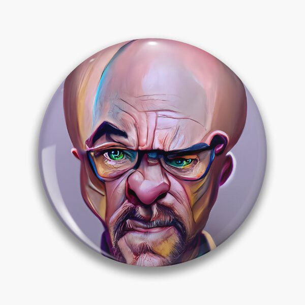 Item preview, Breakin Bad Walter White aka Heisenberg portrait #3 | AI generated art designed and sold by MichelangeloAI.