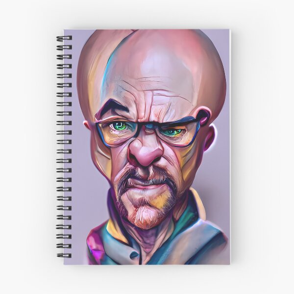 Item preview, Breakin Bad Walter White aka Heisenberg portrait #3 | AI generated art designed and sold by MichelangeloAI.