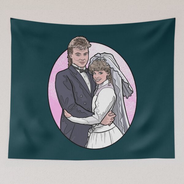 Item preview, Neighbours Scott  Charlene Wedding  designed and sold by TheDArt.