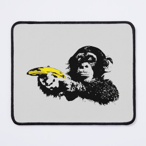 Item preview, Banksy Banana Monkey designed and sold by TobyBarnett.