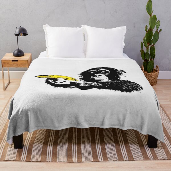 Item preview, Banksy Banana Monkey designed and sold by TobyBarnett.