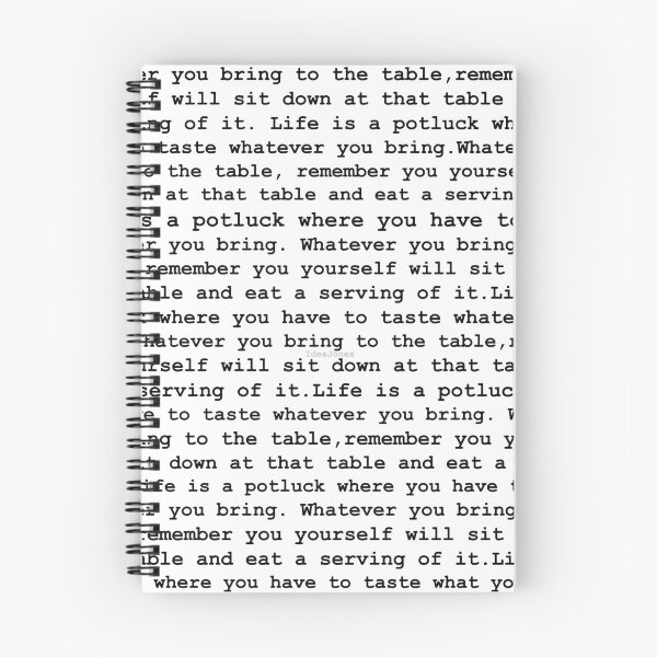 Item preview, Life Is A Potluck designed and sold by IdeaJones.