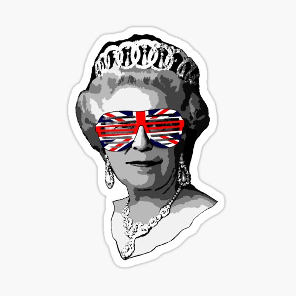 Queen Elizabeth Sticker For Sale By Moevaohscreecha Redbubble