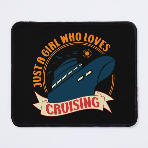 Item preview, Just A Girl Who Loves Cruising  Cruising Enthusiasts  Crazy Boat Lady designed and sold by familygiftzshop.