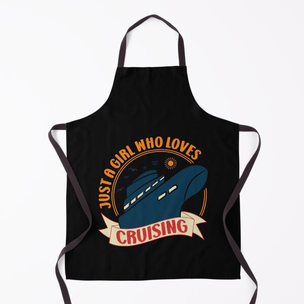 Item preview, Just A Girl Who Loves Cruising Cruising Enthusiasts Crazy Boat Lady designed and sold by familygiftzshop.