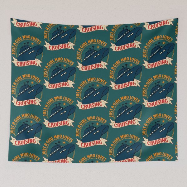 Item preview, Just A Girl Who Loves Cruising  Cruising Enthusiasts  Crazy Boat Lady designed and sold by familygiftzshop.