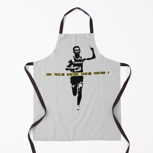 Item preview, Banksy Marathon Runner Police Line designed and sold by TobyBarnett.