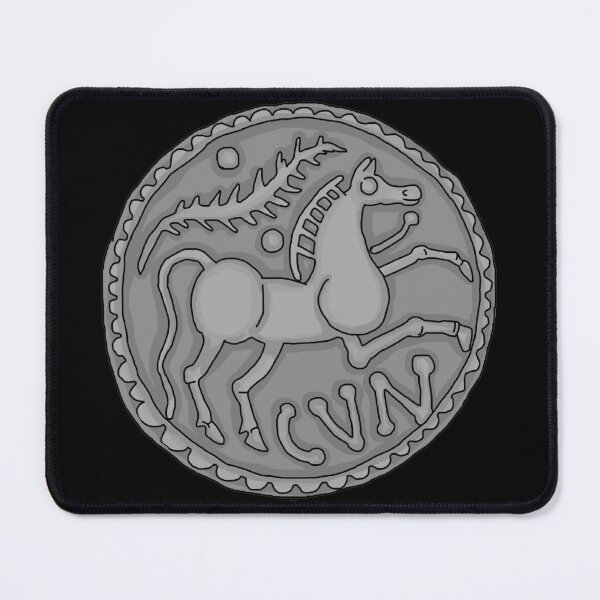 Item preview, Celtic gold stater,Catuvellauni & Trinovantes. Cunobelin black and white designed and sold by Hammered Time.