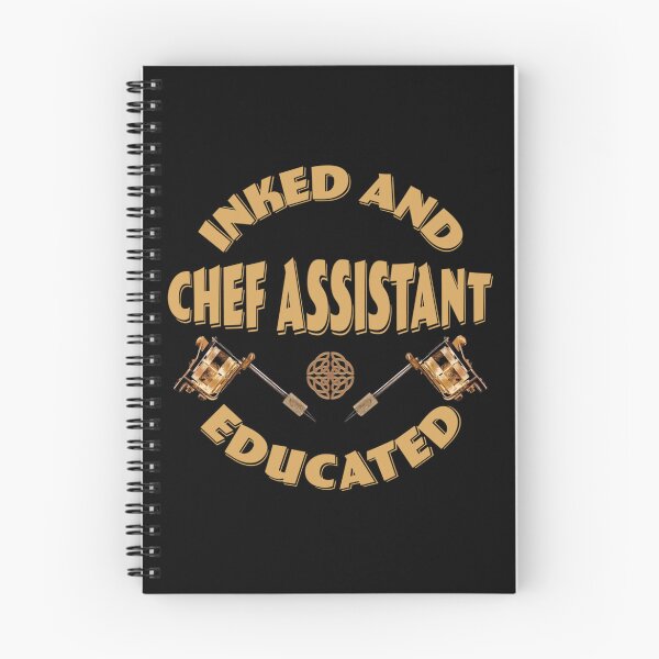 Item preview, INKED AND EDUCATED CHEF ASSISTANT designed and sold by sobriowslen.