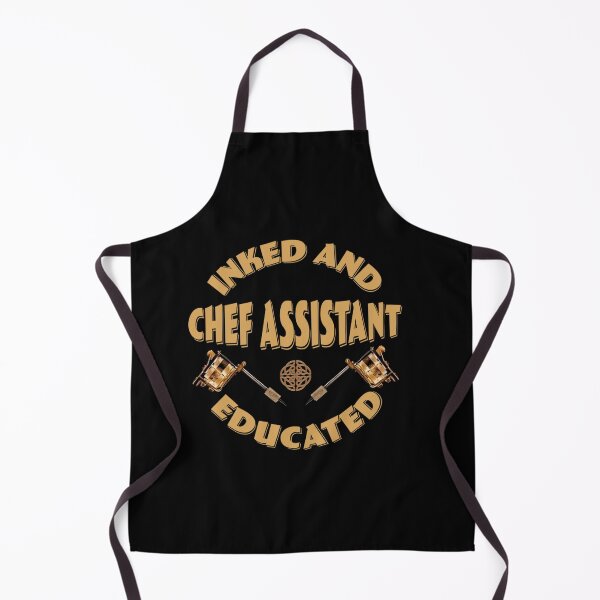 Item preview, INKED AND EDUCATED CHEF ASSISTANT designed and sold by sobriowslen.