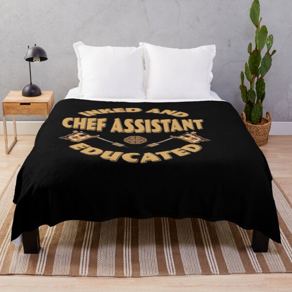 Item preview, INKED AND EDUCATED CHEF ASSISTANT designed and sold by sobriowslen.