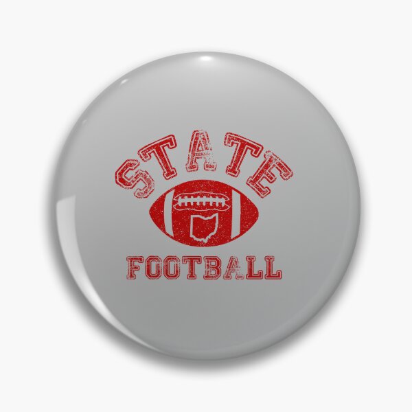 Item preview, State of Ohio Distressed Outline Football Fan  designed and sold by ThuyMo.