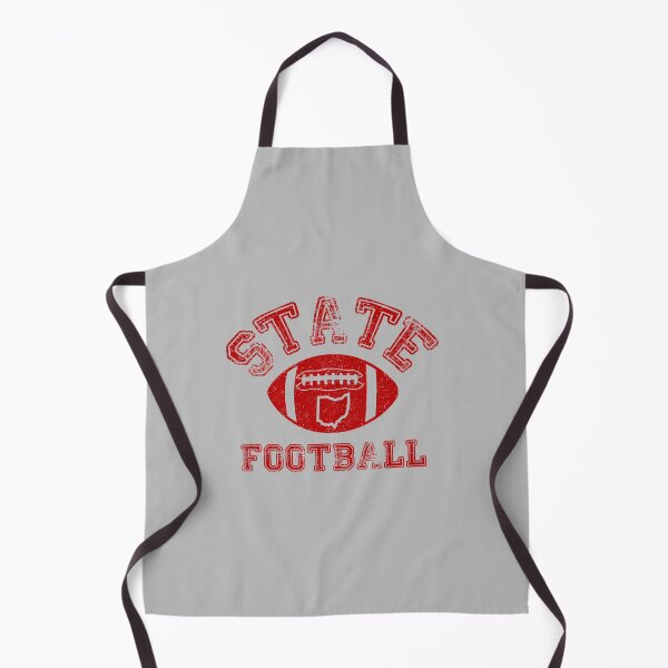 Item preview, State of Ohio Distressed Outline Football Fan designed and sold by ThuyMo.