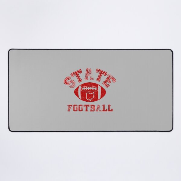Item preview, State of Ohio Distressed Outline Football Fan designed and sold by ThuyMo.