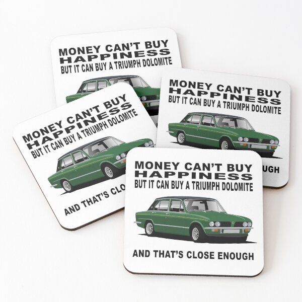 Item preview, Triumph Dolomite Sprint Green Classic Car Art Illustration designed and sold by Hamilton illustrations.
