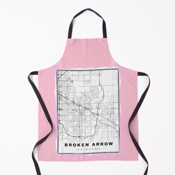 Item preview, Minimalist Pastel Pink Broken Arrow Map designed and sold by Tamas Das.