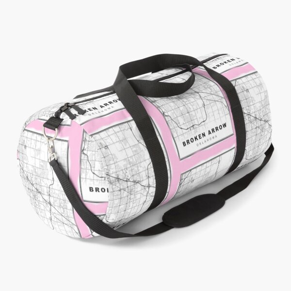Item preview, Minimalist Pastel Pink Broken Arrow Map designed and sold by Tamas Das.