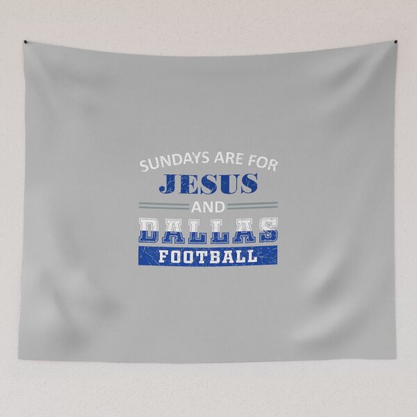 Item preview, Sunday Jesus And Dallas Christian Football T Shirt Premium T designed and sold by ThuyMo.