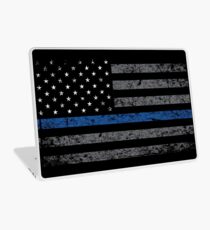 Thin Blue Line Flag Laptop Skin