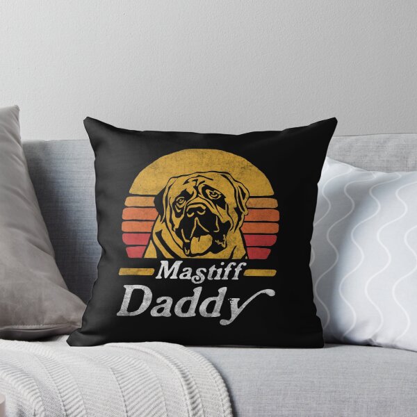 Item preview, Retro Vintage English Mastiff Daddy designed and sold by More Cute Dogs.