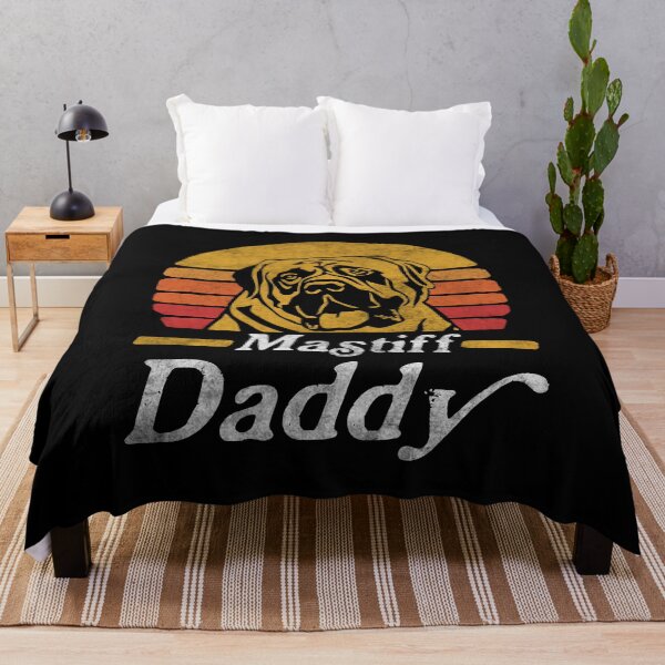 Item preview, Retro Vintage English Mastiff Daddy designed and sold by More Cute Dogs.