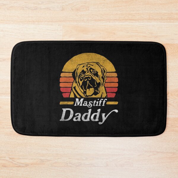 Item preview, Retro Vintage English Mastiff Daddy designed and sold by More Cute Dogs.