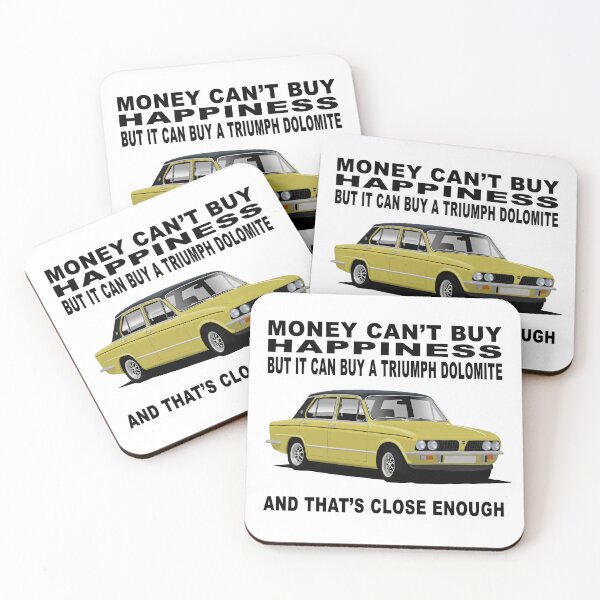 Item preview, Triumph Dolomite Sprint Yellow Classic Car Art Illustration designed and sold by Hamilton illustrations.