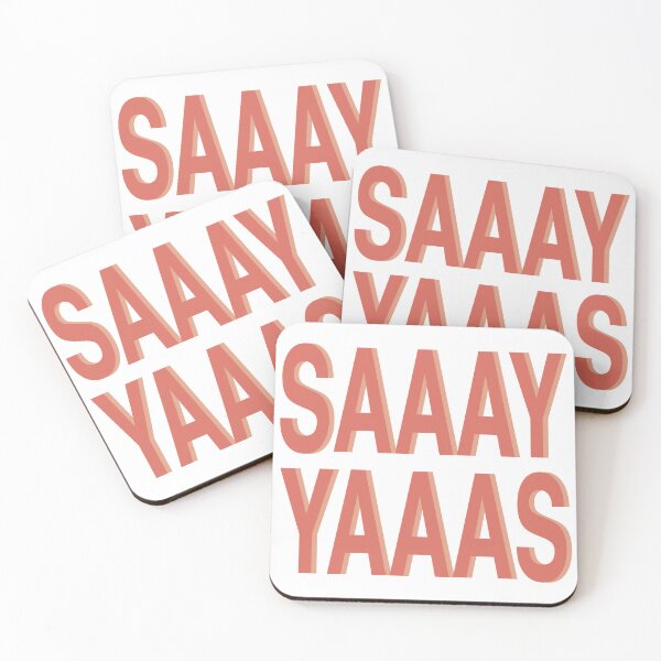Item preview, SAAAY YAAAS girl power designed and sold by BlueVanCreative.