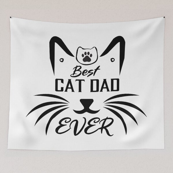 Item preview, Best Cat Dad Ever designed and sold by BLKHAS.