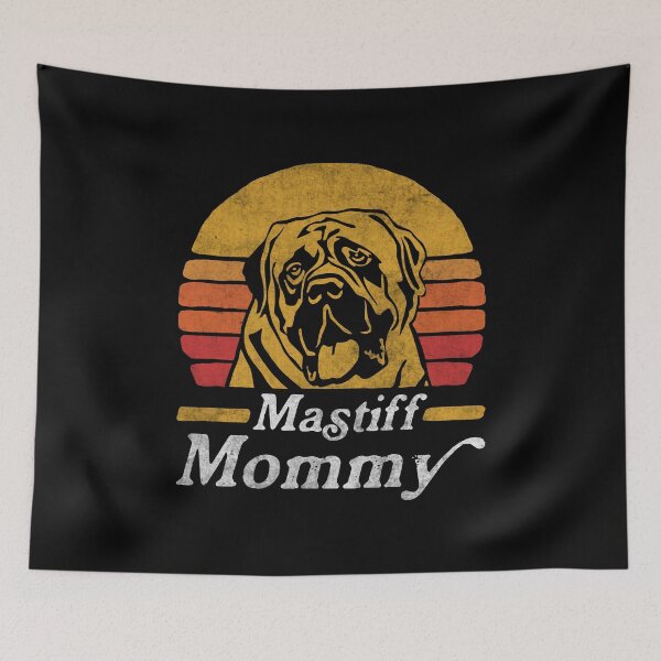 Item preview, Retro Vintage English Mastiff Mommy designed and sold by More Cute Dogs.