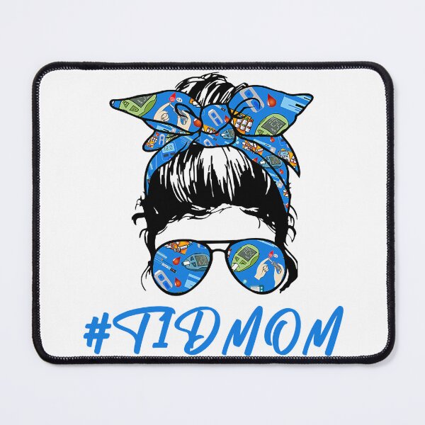 Item preview, T1D Mom Proud Mom For Diabetes Awareness designed and sold by ImkeAhrens.