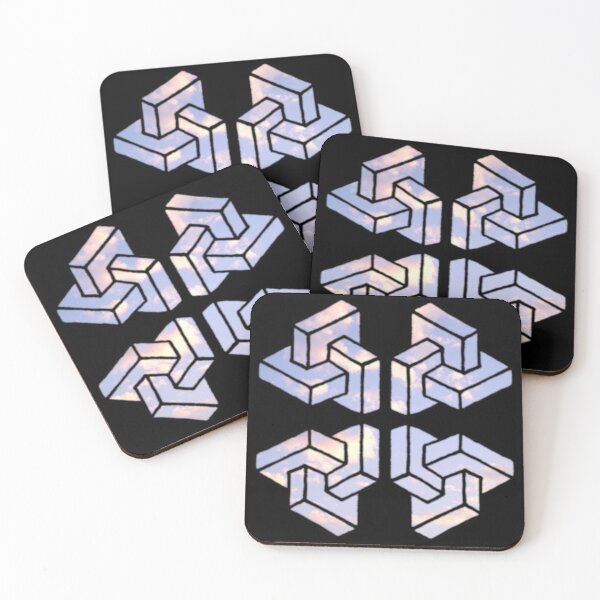 Item preview, Light Sky Fourfold Cuboid designed and sold by createVisions.