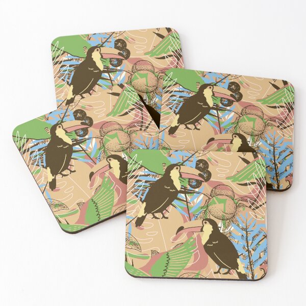 Item preview, Boho Toucan Tropical Nature Pattern designed and sold by LaBellCreative.