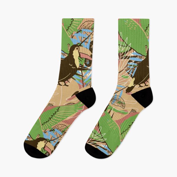 Item preview, Boho Toucan Tropical Nature Pattern designed and sold by LaBellCreative.