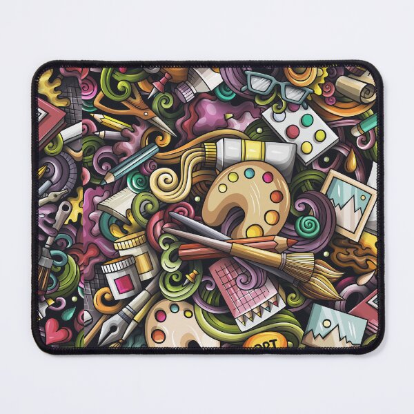 Item preview, Artist Photographer Designer Architect Cartoon Doodle - Colourful Paint Brush Pencil Tablet paint designed and sold by The Patootoos.