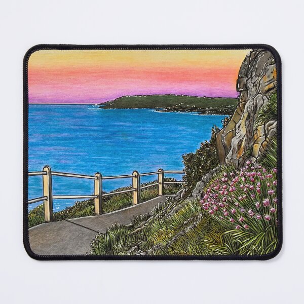 Item preview, The coastal path (Langland/Caswell)  designed and sold by Karen Elaine Evans.